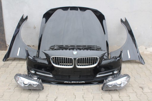 BMW F10 F11 LIFT 535d КОМПЛЕКТ ПЕРЕДНИХ ЛАМП, БАМПЕР ALPINA КАПОТ EU