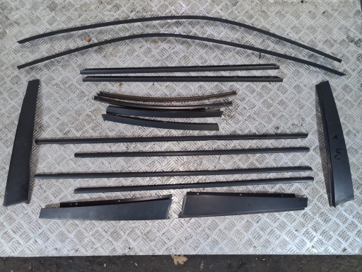 Планки SHADOWLINE черные матовые BMW E39 универсал