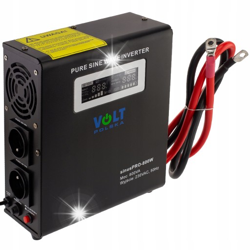 Преобразователь источника питания ибп, полный вольт, польша, sinus pro, 800 ва, 12 в, 500 вт, avr