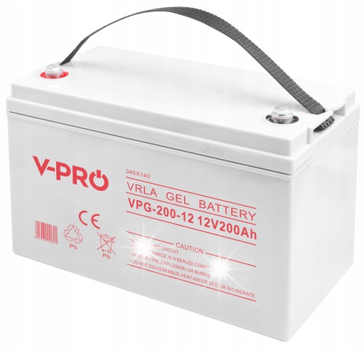 Gel vpro ультра сонячна батарея преміум-класу 12v 220 h gel vrla необслуговувана