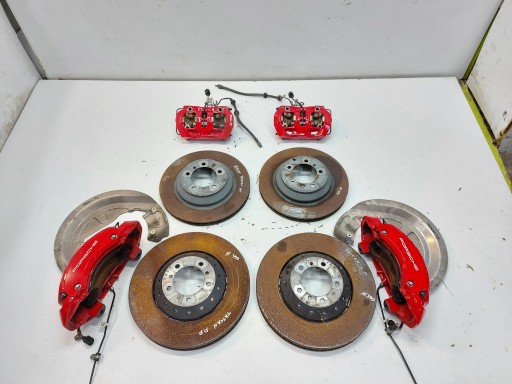 Porsche Taycan GTS 9J1 caliper disc front rear part left right 390mm komplet