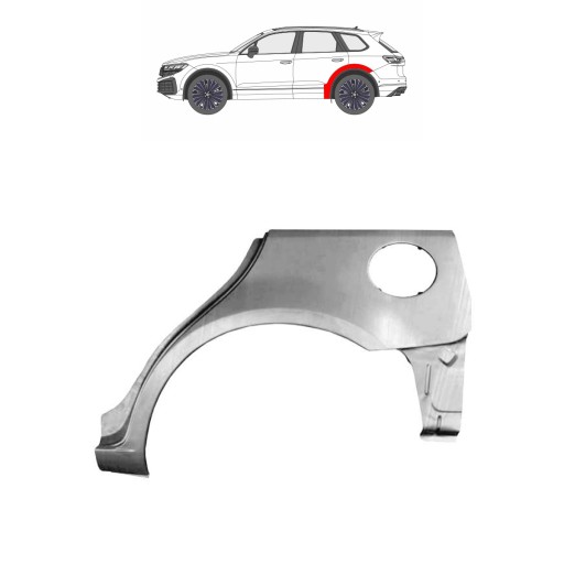 Autobig-16045 - Ремонт заднего крыла LE Mazda 6 I 02-08 4/5D