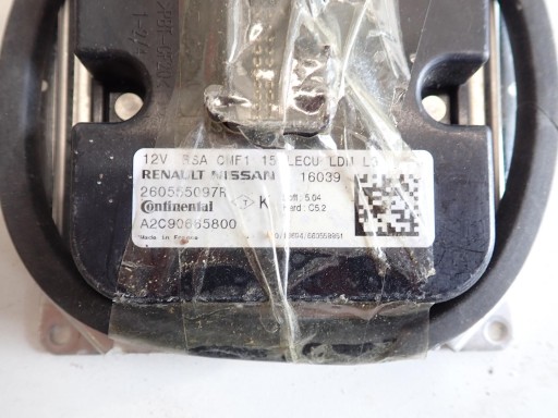 Unité de contrôle Module Feux phare led RENAULT 260555097