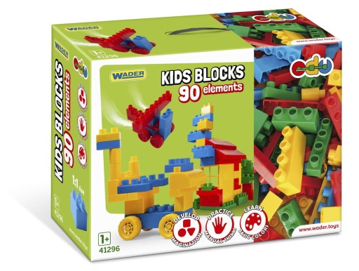 Kids Blocks klocki 90 elementów Wader