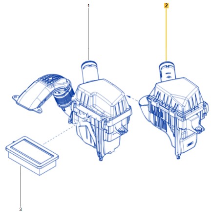 165003342R - КОРПУС ВОЗДУШНОГО ФИЛЬТРА RENAULT CAPTUR II 19-