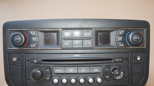 Unite commande clima 96829415ZD RADIO 9664513277 Châssis CITROEN C5 2009