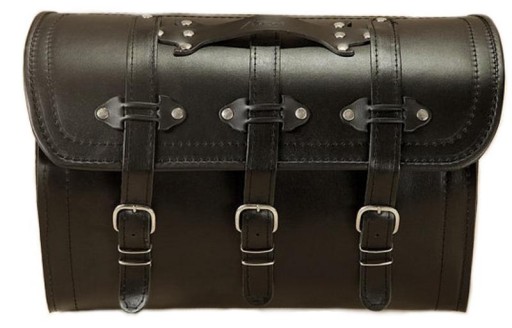 Шкіряний чохол сумка сідельна сумка 65 см гладка Центральна