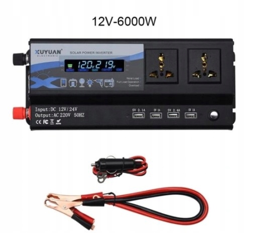6000w Inverter Smart Inverter 12V 220V