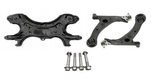 ST.RZ.TY.201+WAHACZE+ŚRUBY2 - Балка сани рама коромисла Болти TOYOTA COROLLA E12