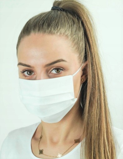 Маска бавовняна власного виробництва, біла, 963 шт.