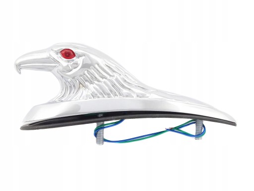 СВІТИТЬСЯ СРІБНИЙ ОРЕЛ ОРНАМЕНТ ДЛЯ FENDER CHOPPER