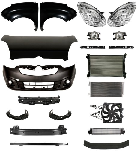 5 - Opel Combo D 10-18 Бампер Ремень Капот Крыло