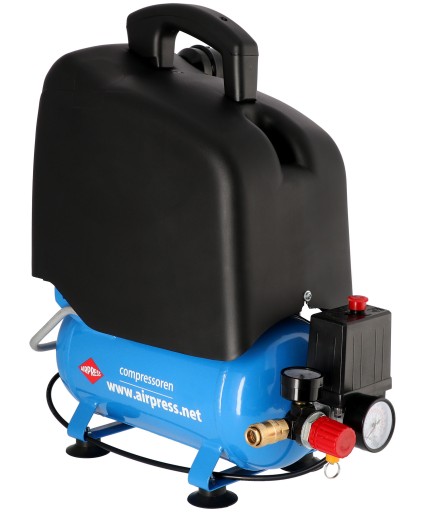 AIRPRESS БЕЗМАСЛИНИЙ КОМПРЕСОР LMO6-165 85DB(A)