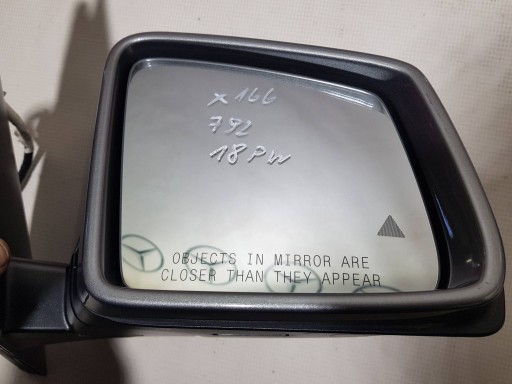 mirror right Mercedes GL X166 W166 792 c792 ASYSTENT 18 pin A1668104216