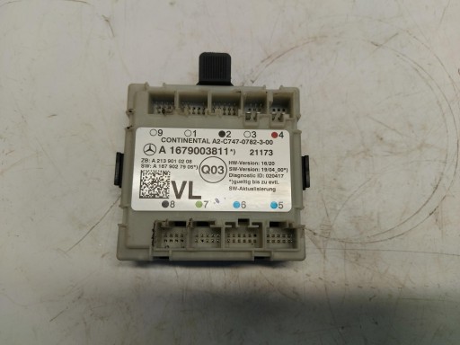 MERCEDES Sprinter W907 module control unit door front left A1679003811