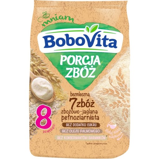 BoboVita Porcia Obilniny Bezmliečna obilninová kaša celozrnná 170g