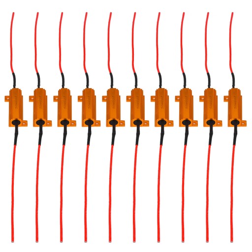 6944259583584 - 10 шт. 50 Вт 6 Ом світлодіодна лампа декодера стоп-сигналу