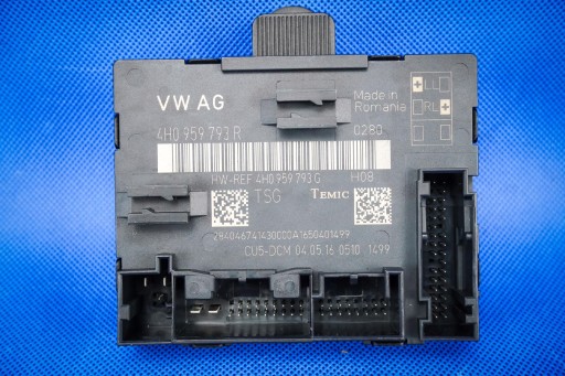 control unit door front Audi A8 4H 4H0959793R dociag