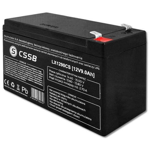 2 гелевых аккумулятора agm 12 в 9 ач cssb (размер 7 ач 7,2 ач) для автомобиля ups rowe