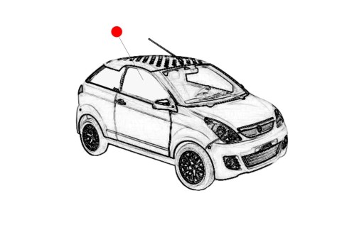 7AP109V - СТЕКЛО ПРАВОЙ ДВЕРИ AIXAM 2010 ОРИГИНАЛ