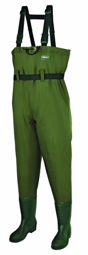 Вейдерс Dam Hydroforce Nylon Taslan Chestwader, розмір 44, відтінки зеленого