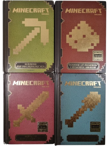 Zdjęcie egzemplarza: Minecraft Podręcznik - Zestaw Kolekcjonerski / 4 Poradniki