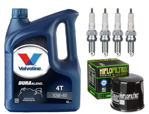 HF303 - Фильтр масляный, комплект свечей зажигания для HONDA CB 600 HORNET