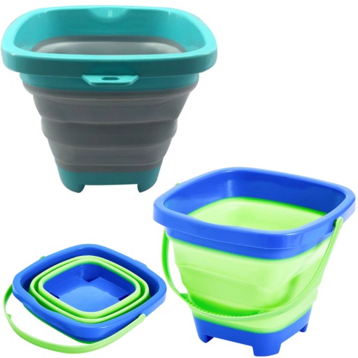 Відро розкладне Artyk Sportox Kids синьо-зелене