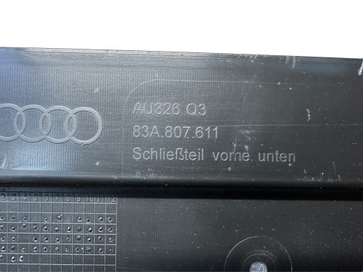 AUDI Q3 83A Blende Abdeckung abdeckung unter Stoßstange 83A807611