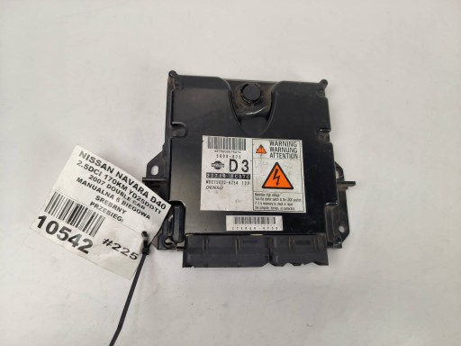computer MB275800-6754 2.5 DCI NISSAN NAVARA