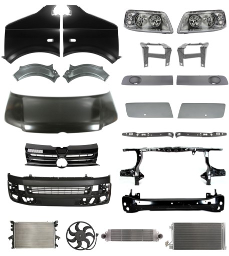 2769 - Volkswagen Transporter 09-15 Ремень бампера крыло