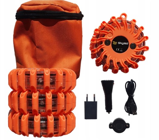 СИГНАЛЬНАЯ ЛАМПА ДИСКИ ПЕТУХ СВЕТОДИОДНЫЕ ВСПЫШКИ 3 ШТ