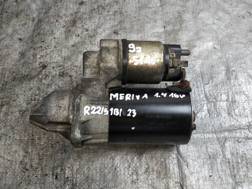 starter BOSCH 9Z OPEL MERIVA A 1.4B 16V 0001107408 24436877