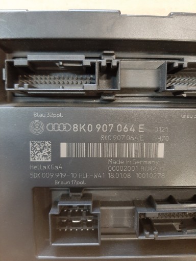 AUDI A5 8T A4 modul Bedienteil KOMFORTU 8K0907064E