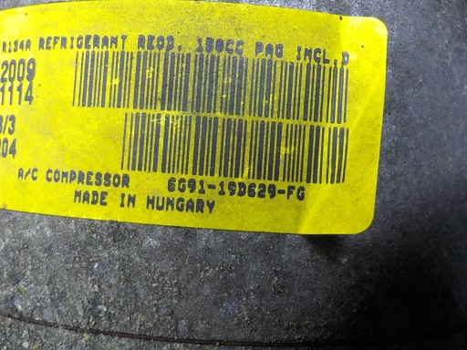 LAND ROVER FREELANDER II 2.2 TD Klimakompressor Pumpe klimaanlage 6G91-19D629-FG