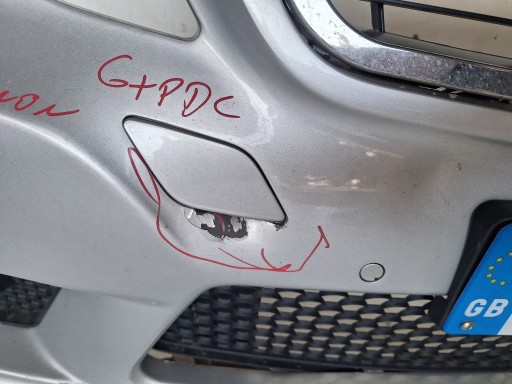 MERCEDES E-KLASA W212 09-12 bumper AMG XENON + PDC