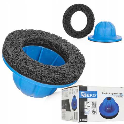 ШЛІФУВАЛЬНИЙ КРУГ GEKO ДЛЯ ОЧИЩЕННЯ ГАЛЬМІВНИХ МАТОЧИН І ДИСКІВ 1/2