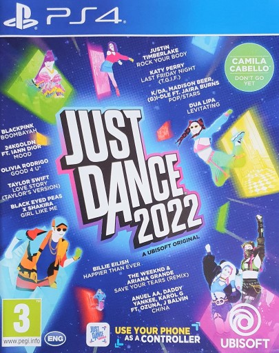 JUST DANCE 2022 PLAYSTATION 4 PLAYSTATION 5 PS4 PS5 MULTIGAMES