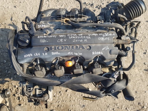HONDA CR-V III 2.0 and-VTEC 2010 150KM R20A2 engine complete KPL 175 TYS KM
