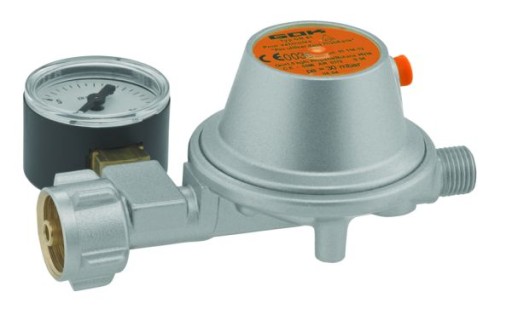 GO0111105 - Газовий редуктор для кемпера 50MB з манометром GOK