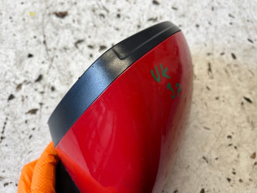 OPEL CORSA E mirror left 3 PIN Z547 red ANGIELSKIE UK