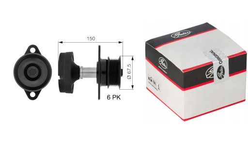 GAT-OAP7045-ZS1 - Зчеплення генератора ford focus 1.8di/tddi/tdci fo