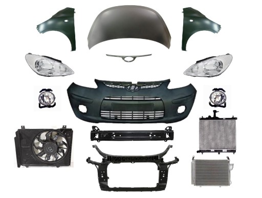 92102-B9000, 92101-B9000 - HYUNDAI I10 08-11 ФОНАРЬ РЕМНЯ ПЕРЕДНЕГО БАМПЕРА КАПОТА