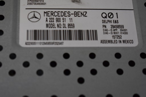 IDEALNY module RADIA SIRUS MERCEDES 1 9