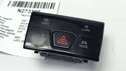 button 5H0925193AD VOLKSWAGEN GOLF VIII R-LINE