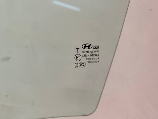 HYUNDAI KONA ablak ajtó bal eleje első első bal 17-23