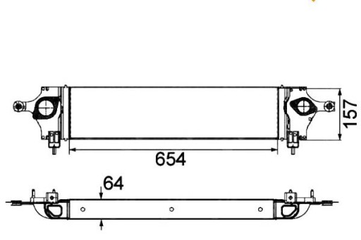 30510 8ML376746611 - ИНТЕРКУЛЕР NRF NISSAN X-TRAIL NRF