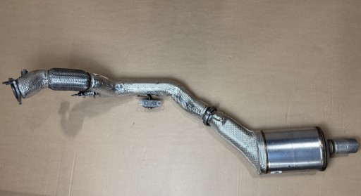 AUDI A6 A7 A8 4G 4H pipe exhaust muffler, exhaust 4H0254400B 4H0131703L 38km