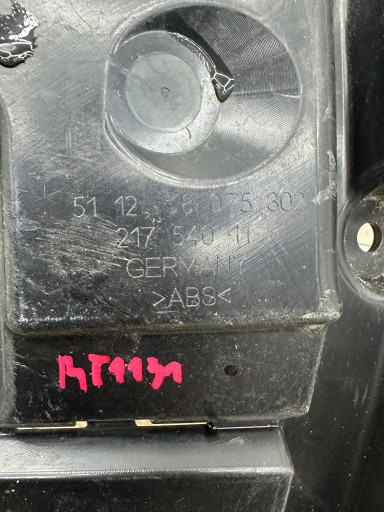 BMW G16 bumper bracket right rear part M PAKIET 8075302
