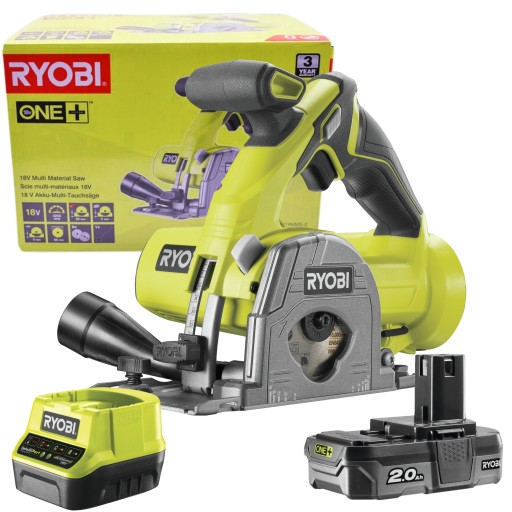 RYOBI SAW R18MMS ЦИРКУЛЯРНАЯ ПИЛА 18В 85мм +2Ач